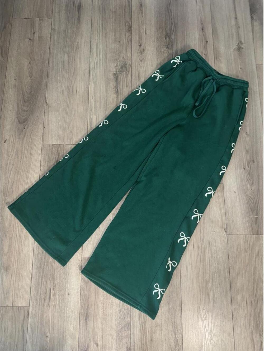 AS Revival Green Bow Fleece Sweatpants